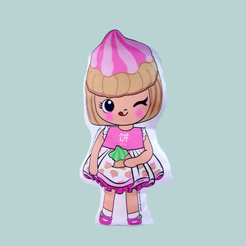 Fabric doll gem biscuit
