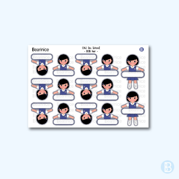 Sticker Sheet - CHIJ School's doll