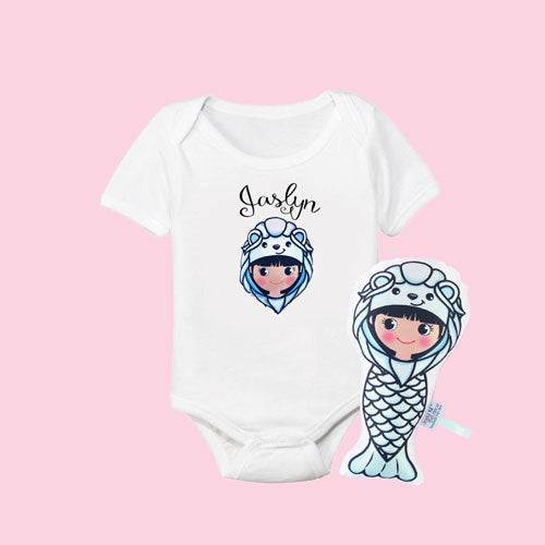 Personalized onesie, baby shower gift